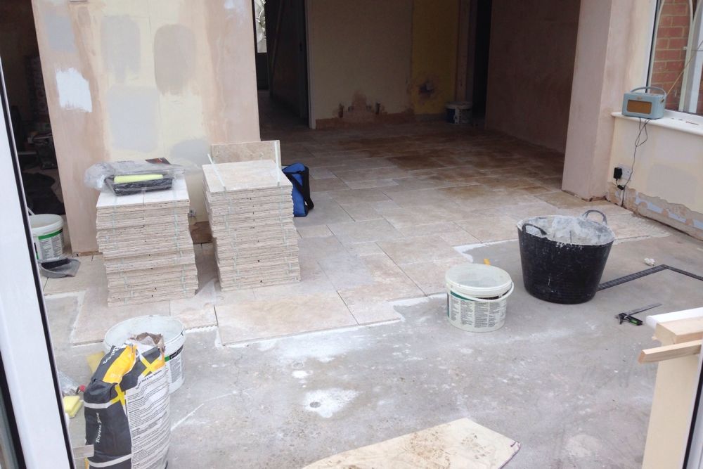 Image of Natural stone flooring gives a beuatiful natural lustre and lasts a lifetime